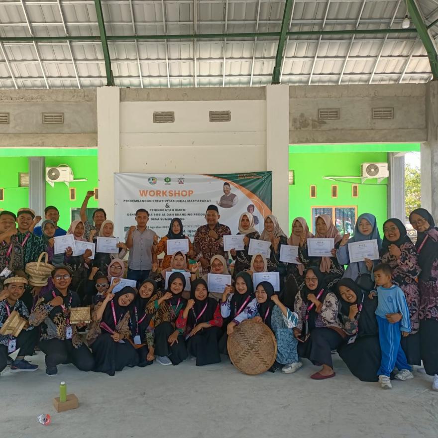 KKN 41 Unugiri, Dorong Potensi Lokal dan UMKM melalui Workshop Kreativitas dan Strategi Media Sosial